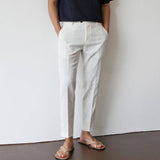 Men's Slim Fit Linen Blend Trousers