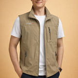 Men's Zip Front Utility Vest