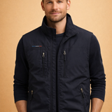 Men's Quilted Zip Front Vest