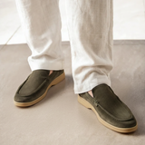 Men's Suede Penny Loafers