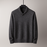 Men's Shawl Collar Button Knit Sweater