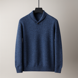 Men's Shawl Collar Button Knit Sweater