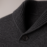 Men's Shawl Collar Button Knit Sweater