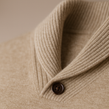 Men's Shawl Collar Button Knit Sweater