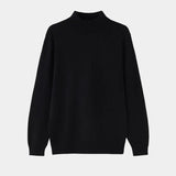 Men's Mock Neck Knit Sweater