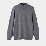 Men's Mock Neck Knit Sweater