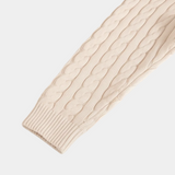 Men's Cable Knit Quarter Zip Sweater
