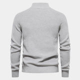 Men's Quarter Zip Knit Sweater