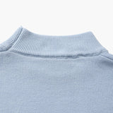 Men's Mock Neck Knit Sweater