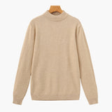 Men's Mock Neck Knit Sweater