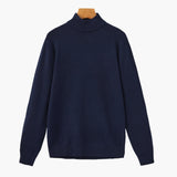 Men's Mock Neck Knit Sweater