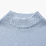 Men's Mock Neck Knit Sweater