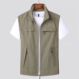 Men's Zip Front Utility Vest