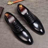 Men's Leather Oxford Dress Shoes
