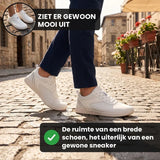 Men's Breathable Mesh Wide Toe Box Sneakers