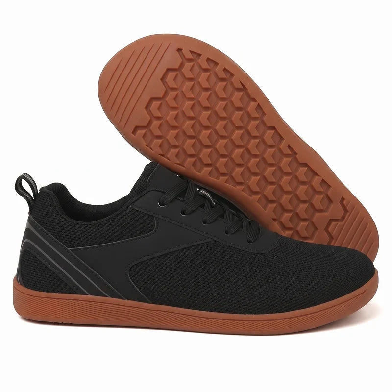 Men's Breathable Mesh Wide Toe Box Sneakers