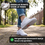 Men's Wide Toe Box Mesh Comfort Sneakers