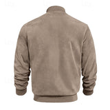 Men's Lightweight Stand-Collar Zip-Up Jacket