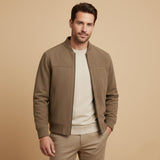 Men's Tailored-Fit Suede Jacket with Lining