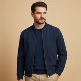 Men's Tailored-Fit Suede Jacket with Lining