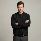 Men's Tailored-Fit Suede Jacket with Lining