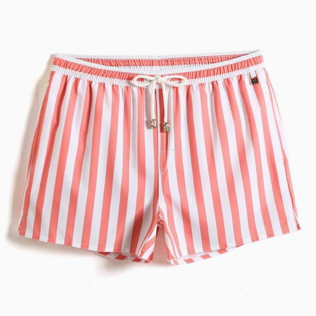 Men's Striped Drawstring Shorts