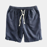 Men's Linen-Style Drawstring Shorts
