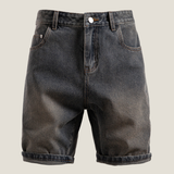 Men's Washed Denim Shorts