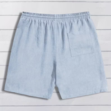 Men's Linen-Style Drawstring Shorts