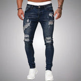 Men's Distressed Slim Fit Jeans