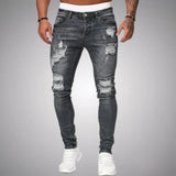 Men's Distressed Slim Fit Jeans
