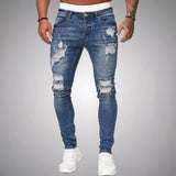 Men's Distressed Slim Fit Jeans
