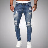 Men's Distressed Slim Fit Jeans