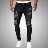 Men's Distressed Slim Fit Jeans