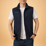 Men's Lightweight Zip Front Utility Vest