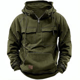 Men's Hooded Pullover Utility Hoodie