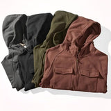 Men's Hooded Pullover Utility Hoodie