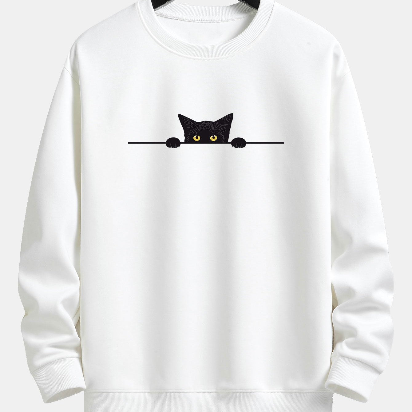 Men's Embroidered Crew Neck Sweatshirt
