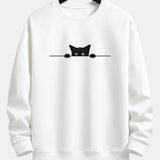 Men's Embroidered Crew Neck Sweatshirt