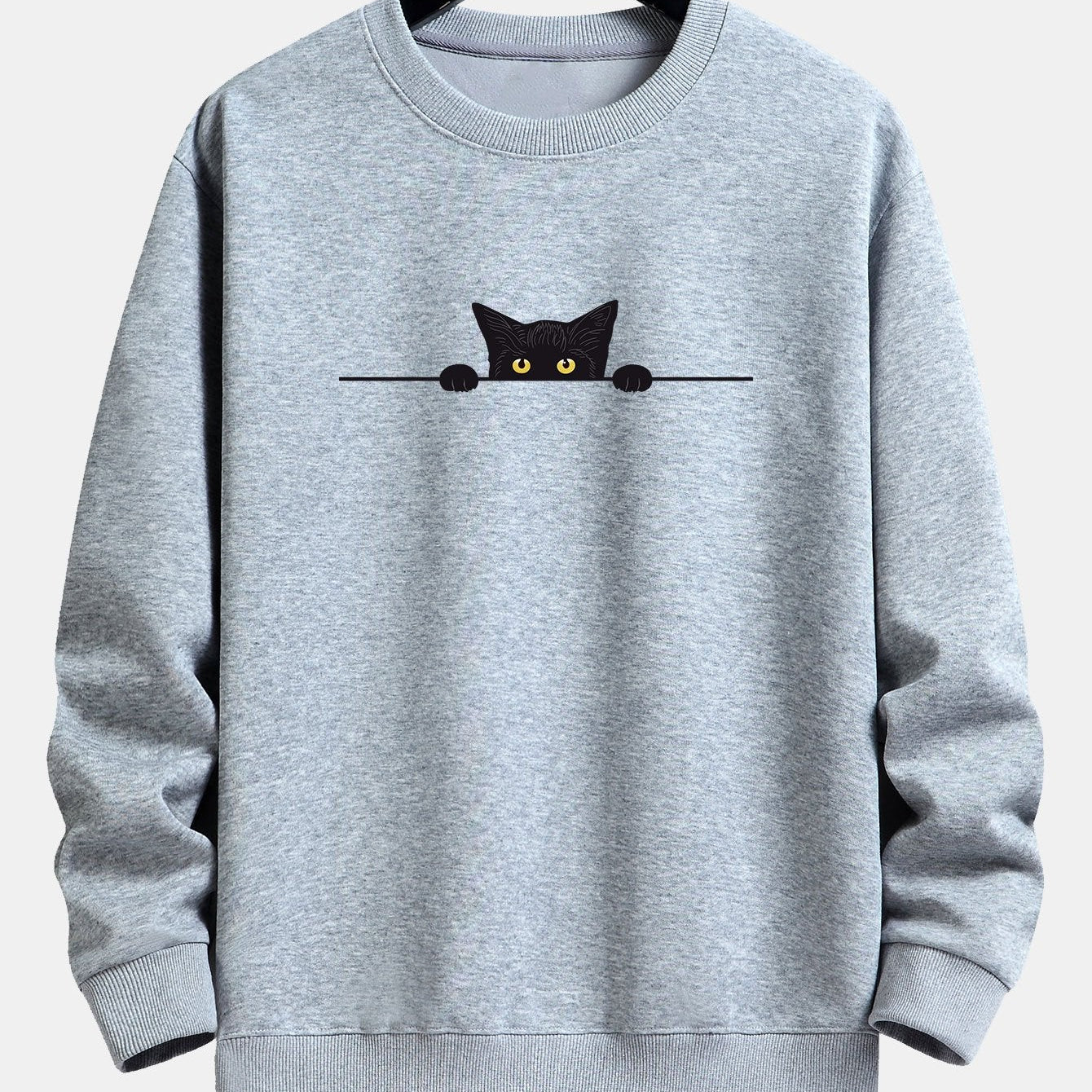 Men's Embroidered Crew Neck Sweatshirt