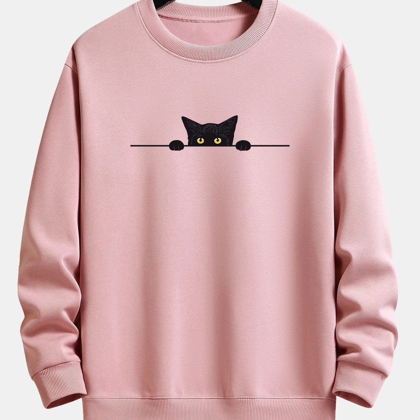 Men's Embroidered Crew Neck Sweatshirt