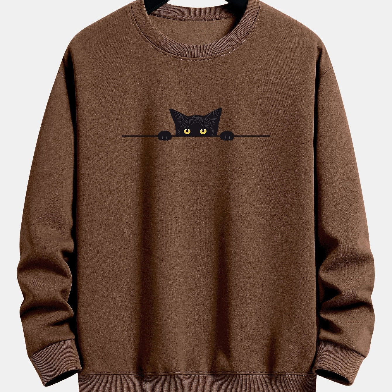 Men's Embroidered Crew Neck Sweatshirt