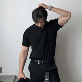 Men's Henley Crew Neck T-Shirt