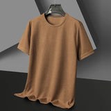 Men's Textured Crew Neck T-Shirt