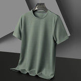 Men's Textured Crew Neck T-Shirt