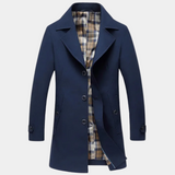 Men's Tailored Wool Blend Overcoat