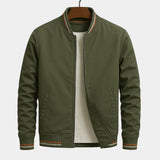 Men's Zip-Up Bomber Jacket