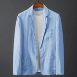 Men's Linen Tailored Blazer