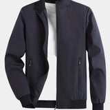 Men's Lightweight Stand Collar Zip Jacket
