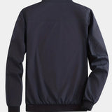 Men's Lightweight Stand Collar Zip Jacket